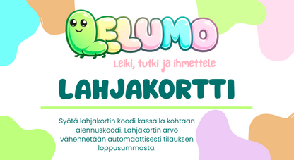 Lelumo-lahjakortti